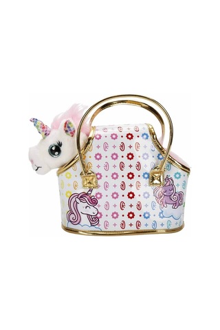 10873 Cutekins Taşıma Çantalı Peluş Unicorn Lou Lou -sunman Belirtilmemiş