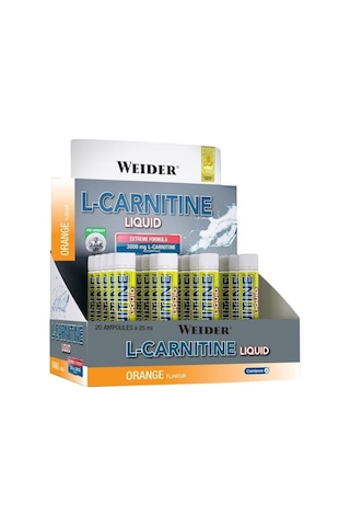 Weider L-Carnitine Liquid 3000 Mg 20 Ampul Portakal