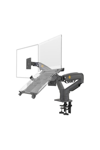 North Bayou Nb F160-fp Çift Kol Profosyonel 10-17" Monitör Tutucu Ve Laptop Standı