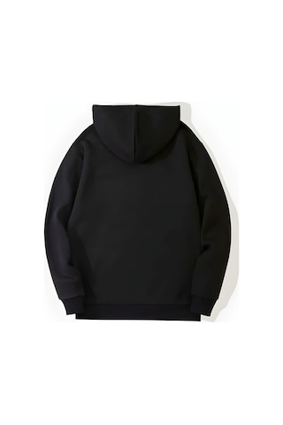 Oksit Boston Ön Dikey Baskılı Pamuklu Unisex Sweatshirt 001
