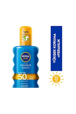 Nivea Sun Koruma & Ferahlık Transparan Güneş Spreyi SPF50 200 ML