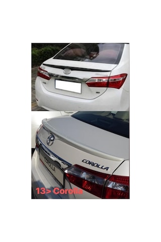 Corolla 2013- Model Boyalı Plastik Spoiler