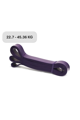 Çeşitli Kg Direnç Bantları, Gym Barfiks Direnç Bandı, Kas Geliştirme Direnç Bandı, Pilates Egzersiz Bandı Mor