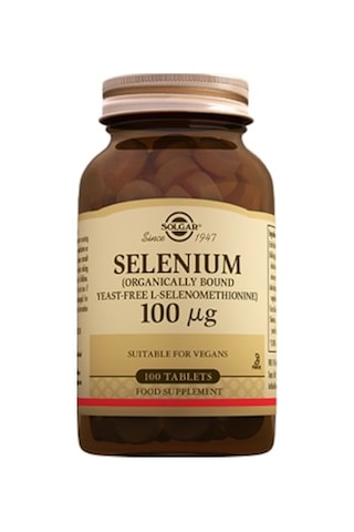 Solgar Selenium Selenyum 100 Mcg 100 Tablet