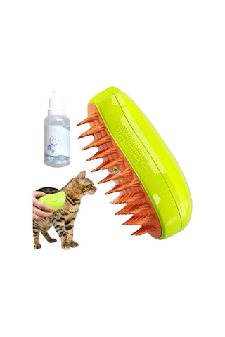 4 Adet Buharlı Kedi Tarağı Masajlı Tüy Bakım Fırçası