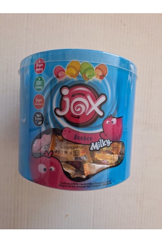Jox Fruıty Meyve Ve Süt Aromalı Sıvı Dolgulu Bonbon Şeker 1 Kg