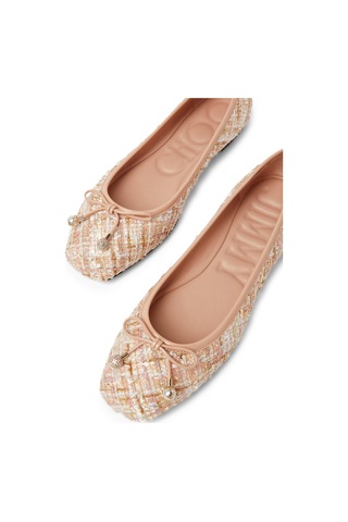 Jimmy Choo Elme Balerin Ayakkabıları - Şıklığın Adresi Pembe