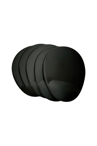 Bilek Destekli Siyah Renkli Baskılı Oval Mouse Pad