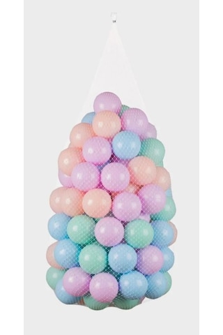 Atlas Baby&chıld Bubble 50'li 6 Cm Top Seti, Çocuklar İçin Güvenli Ve Eğlenceli Oyun Malzemesi