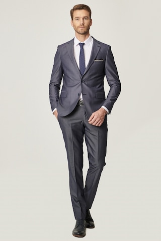 AC&Co / Altınyıldız Classics Altinyildiz Classics Erkek Lacivert Ekstra Slim Fit Su Geçirmez Nano Takım Elbise 4A3021100013LAC506N Lacivert