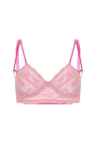 Fleur Pembe Dantelli Balconette Pembe