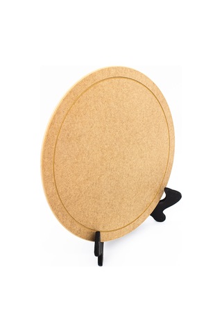 Na Neşeli Ahşap Ahşap Yuvarlak Supla Ahşap Sunumluk Boyanabilir Dekorasyon Ürünü Hobi Boyama Kendin Boya