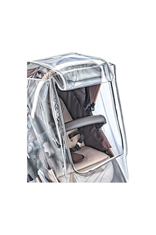 Chubby Baby Fermuarlı Lüks Travel Bebek Arabası Yağmurluğu Şeffaf