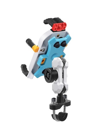 Sones Renkli Motosiklet Şok Emici Navigasyon Cep Telefonu Tutucu Gidon Modeli