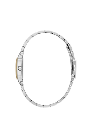 Daniel Klein Dke.1.10869-5 Kare Kadran Metal Kordon Metal Kasa 3 Atm Suya Dayanıklı Metalik-altın Renk Kadın Kol Saati Gümüş - Altın