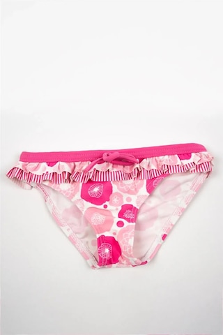 Adisia Kız Bebek Pembe Fırfırlı Pembe Çiçekli Bikini Altı Pembe