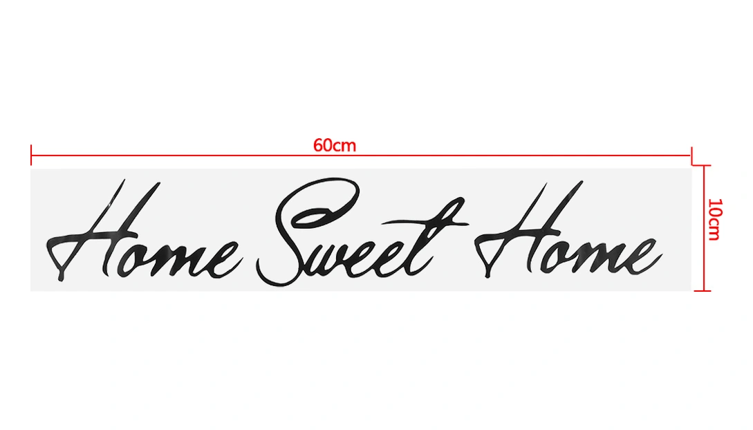 Hangfox Tekrardan Kullanıma Uyumluluk Özelliği Taşınabilir Siyah Renk Ev Dekorasyon Pvc Duvar Sticker Diğer