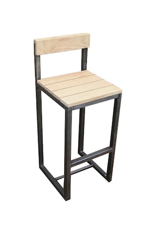 Stool Bar Sandalye Masif