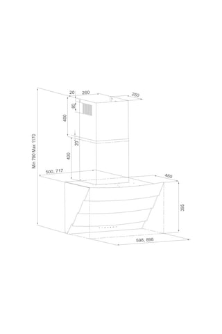 Silverline 3370 Greentech Eterno 60 CM Davlumbaz