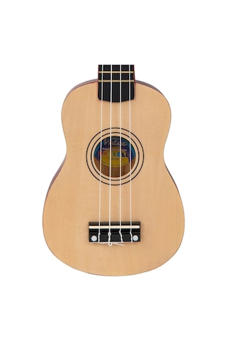 Vintage Laka Rainbow Soprano Ukulele - Natural