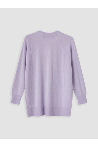 Lcw Modest Lila Bisiklet Yaka Kadın Triko Tunik