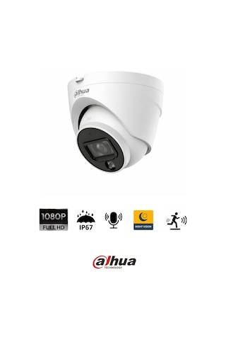 Ipc-hdw1230v-sa-0280b 2mp Poe Starlight Sesli Mikrofonlu Dome Kamera