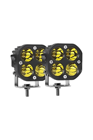 Off-road Sis Lambası 4 Led 12-32v 40w -set Sarı / Lass284-1