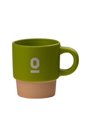 Espressolab Stoneware Espresso Bardağı No:107 120 Ml Seramik Espresso Kupası Açık Yeşil