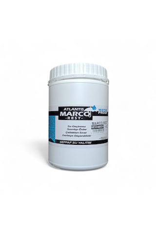 Atlantis Marco Rest Şeffaf Su Yalıtım Boyası Water Proof 0,5 Kilogram