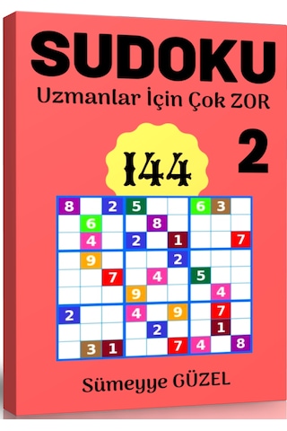 Uzmanlar için Çok Zor Sudoku Kitap Seti 3 Kitap