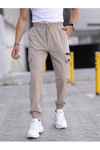 Yxc Trend Maker Fermuarlı Paraşüt Pantolon Taş
