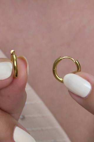 Ince Halka Unisex Erkek Çelik Küpe Çifti Yeni Model 5 Renk Mse5 Sarı