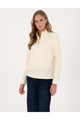 Pierre Cardin Kadın Ekru Sweatshirt 50316333-vr019 Ekru