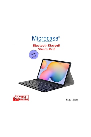 Samsung Uyumlu Tab S6 Lite Sm-P610 10.4 Bluetooth Klavyeli Kılıf - Bkk4