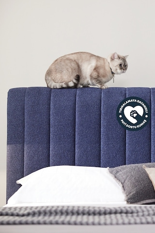 Yataş Bedding Lento Baza, Somni Başlık 2'li Set 120x200 - Lacivert