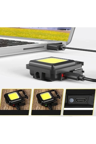 Mini Taşınabilir Led Çok Fonksiyonlu Fener Timya/go1395 200920 Çok Renkli