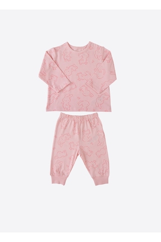 KitiKate Organik Zody 2'li Pijama Takımı Pembe