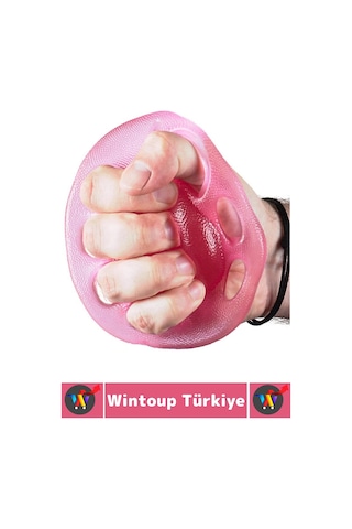 Wintoup Ameliyat Sonrası Fizyoterapi Müzisyen Sporcu El Parmak Bilek Kas Güçlendirici Silikon Egzersiz Aleti Çok Renkli