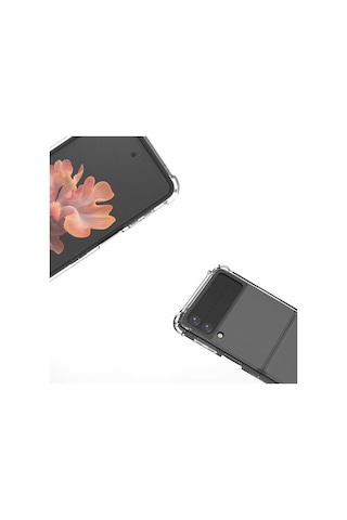 Zore Galaxy Z Flip 3 Uyumlu Msra Nitro Anti Shock Silikon-renksiz Renksiz