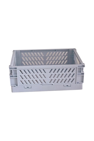 Sones Öğrenci Masaüstü Düzenleyici Katlanır Plastik Saklama Kutusu, Boyut: Küçük Açık Mavi