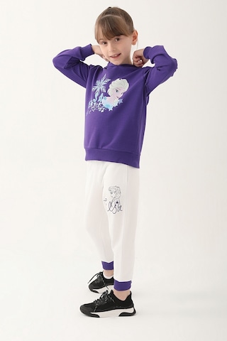 Frozen D4827-3 Çocuk Mor Eşofman Takımı