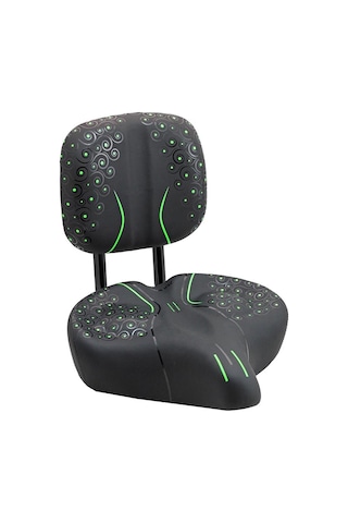 Elektrikli Bisiklet Sele Geniş Sırt Dayamalı Siyah - Yeşil