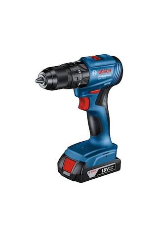 Bosch Professional GSB 185-Li 2.0 Ah Tek Akülü Kömürsüz Motor Darbeli Matkap + 23 Parça Aksesuar Set - 06019K3102