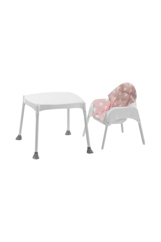 Moje Boom Çalışma Masalı Portatif Mama Sandalyesi + Yıldızlı Minder