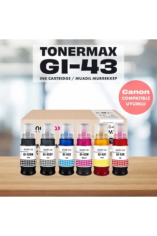 Canon Gı-43 Uyumlu Mürekkep Set / Pixma G540 / G640