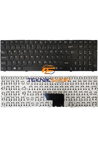 Casper Uyumlu CSD CSD.4100-4L05A-S CSD.4100-4L45A-S Klavye (Siyah TR)