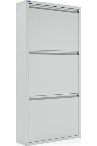 Ceha 3'lü Metal Ayakkabılık - Gri K.AYK-3 /AB7035 Gri