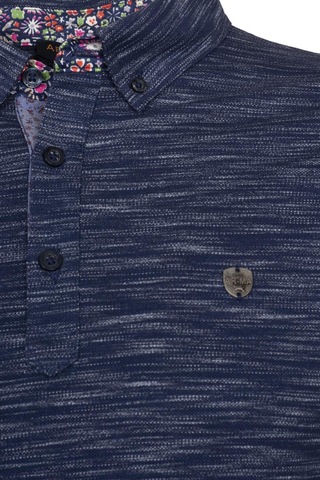 AR-MA Arma Erkek Regular Fit Polo Yaka Tişört Y9tyo7886 İndigo