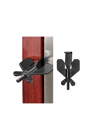 Ximistore9 304 Paslanmaz Çelik Taşınabilir Otel Kapı Kilidi - Taşınabilir, Kilitli Dışarıdan Açılmaz, Güvenli Konaklama İçin