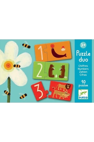 Djeco İkili Puzzle / Duo Numbers